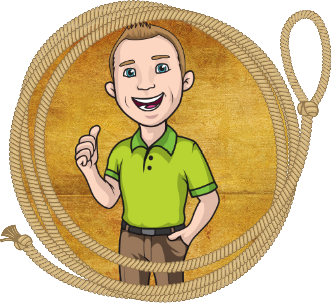 Illustration of Casper childrens dentist Doctor Paulson smiling and giving a thumbs up