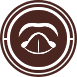 Icon of an open mouth and tongue