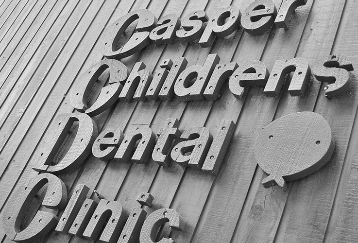 Casper Children's Dental Clinic sign